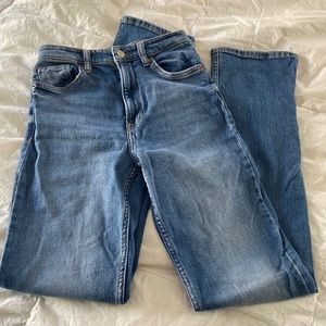 Bershka Split Hem Jeans